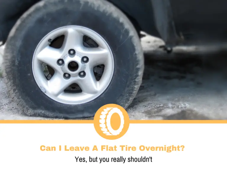 Can I Leave My Car Parked With A Flat Tire?