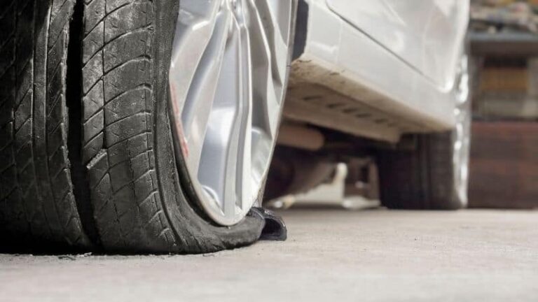 How Long Can Car Sit On Flat Tire?