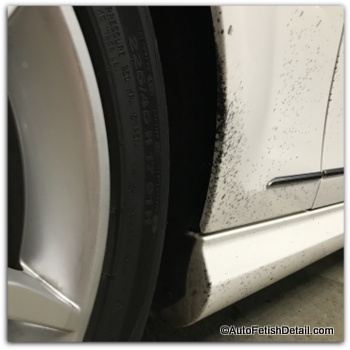 How to Get Tire Shine Off Car Paint?